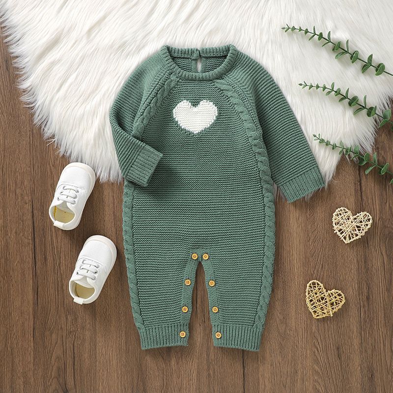 Baby Heart Trendy Casual Jumpsuit Romper