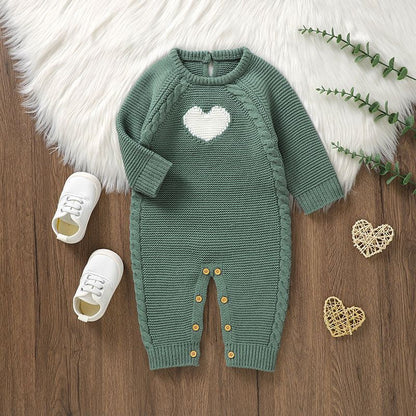 Baby Heart Trendy Casual Jumpsuit Romper