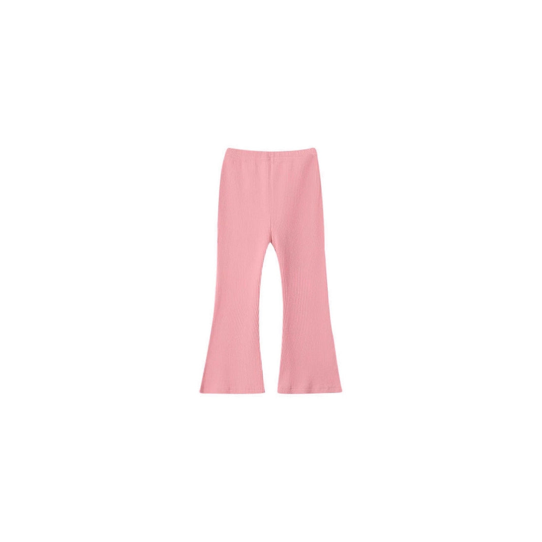 Legging uni polyvalent, décontracté et élégant pour petites filles