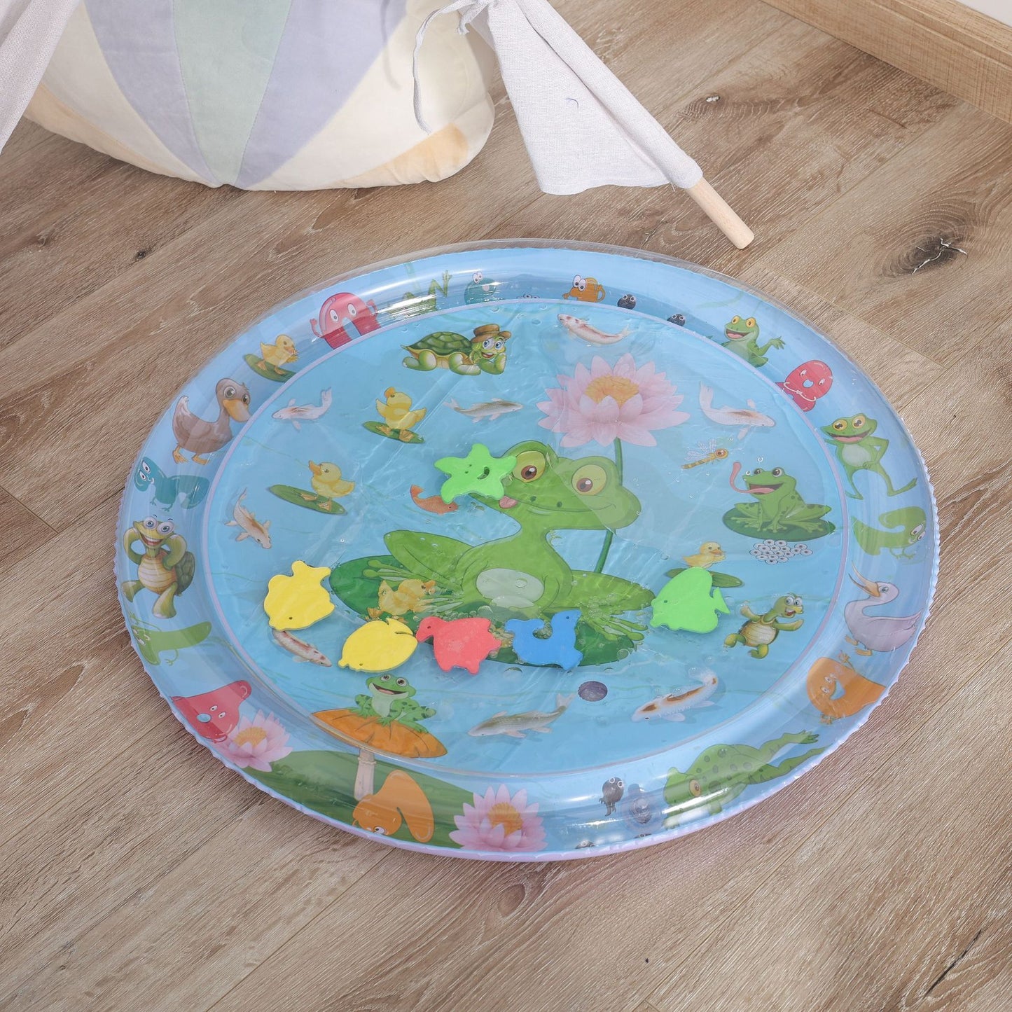 Children's Inflatable Marine Animal Racket Water Cushion Baby Crawling Racket Water Bag Racket Water Cushion Climbing Pad