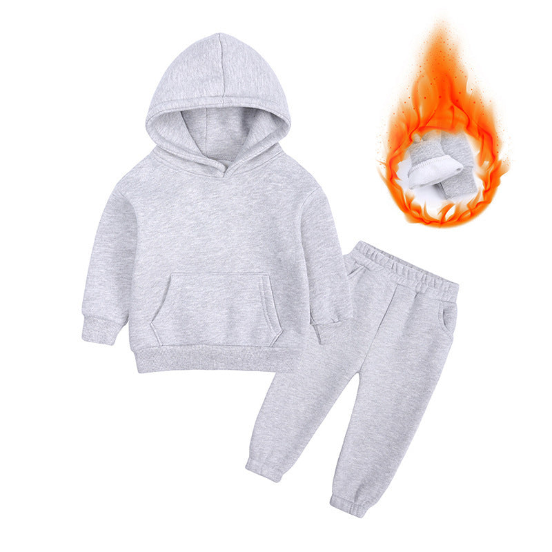 Children's New Winter Fleece Sweater Set