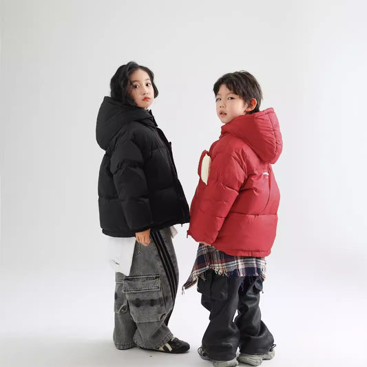 Children's Winter Warm White Duck Down Jacket Boys New