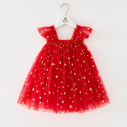 Nouvelle Chemise Enfant Noël XINGX et Jupe à Bretelles pour Filles