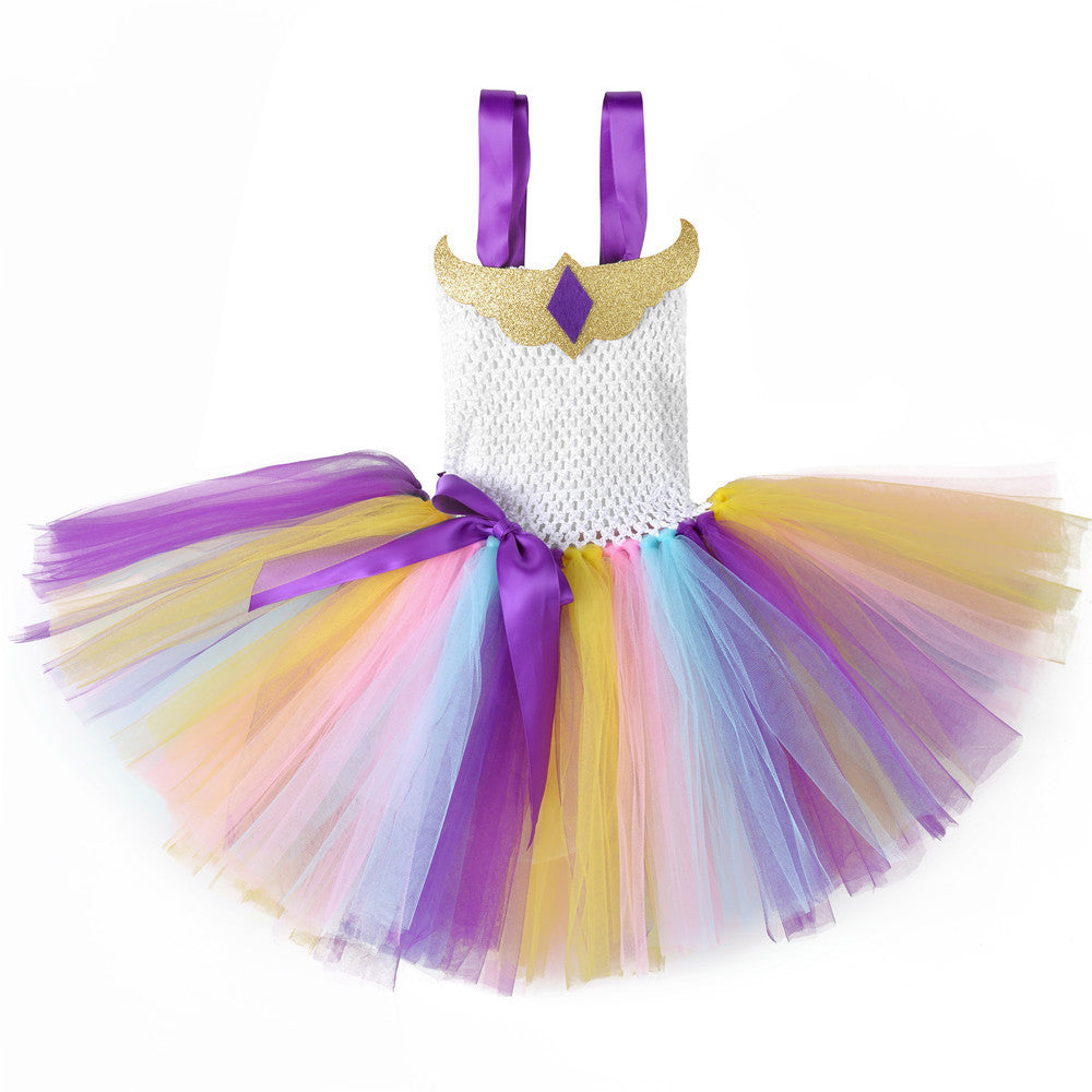 Angel Wings Dress Princess Performance Costume