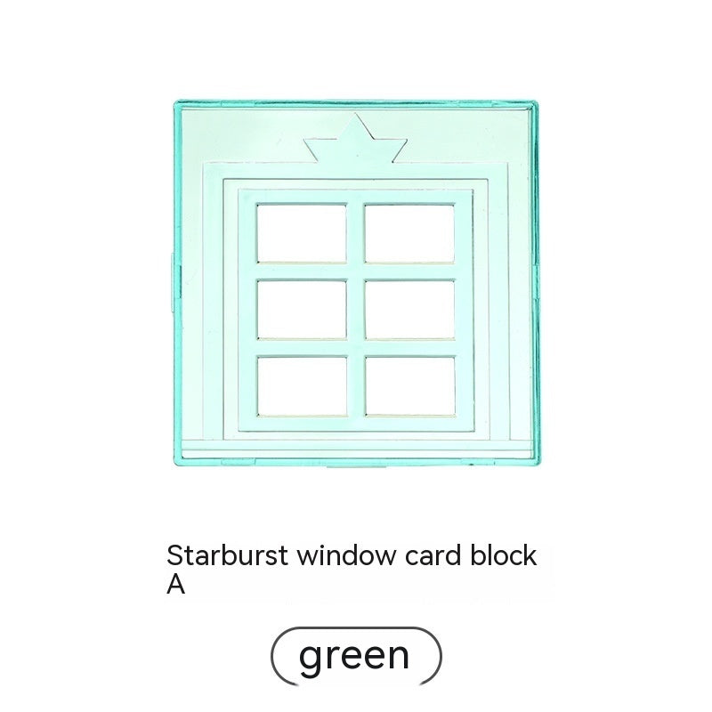 Color Window Asterism Magnetic Building Blocks Assembly