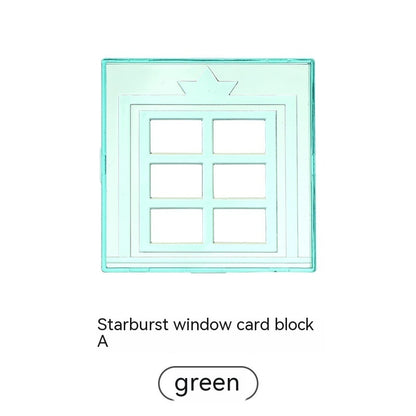 Color Window Asterism Magnetic Building Blocks Assembly