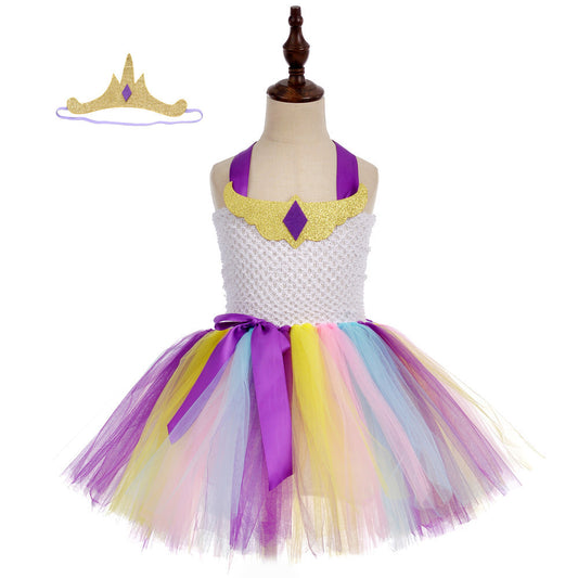 Angel Wings Dress Princess Performance Costume