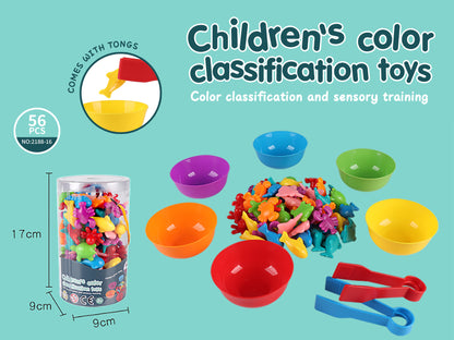 Rainbow Counting Dinosaurs Early Education Cognitive Montessori Early Education