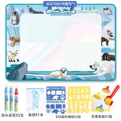 Cloth Toy Clear Water Painting Drawing Board Magic Color Graffiti Blanket Water Picture Book