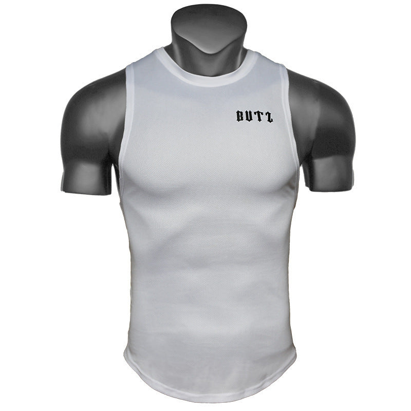 Summer New Loose Men's Sports Fitness Vest