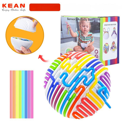 Sensory Activity Ball Puzzle Decompression Anxiety Training Silicone Toy