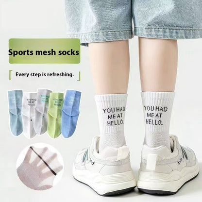 Children's Socks Tube Socks Springsummer Thin Breathable