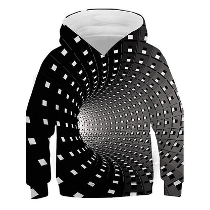3d Visual Deception Digital Printing Children's Sweater