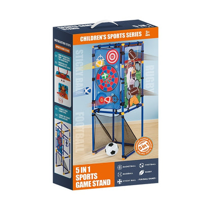 5-in-1 Basketball Shooting Stand Toy Set