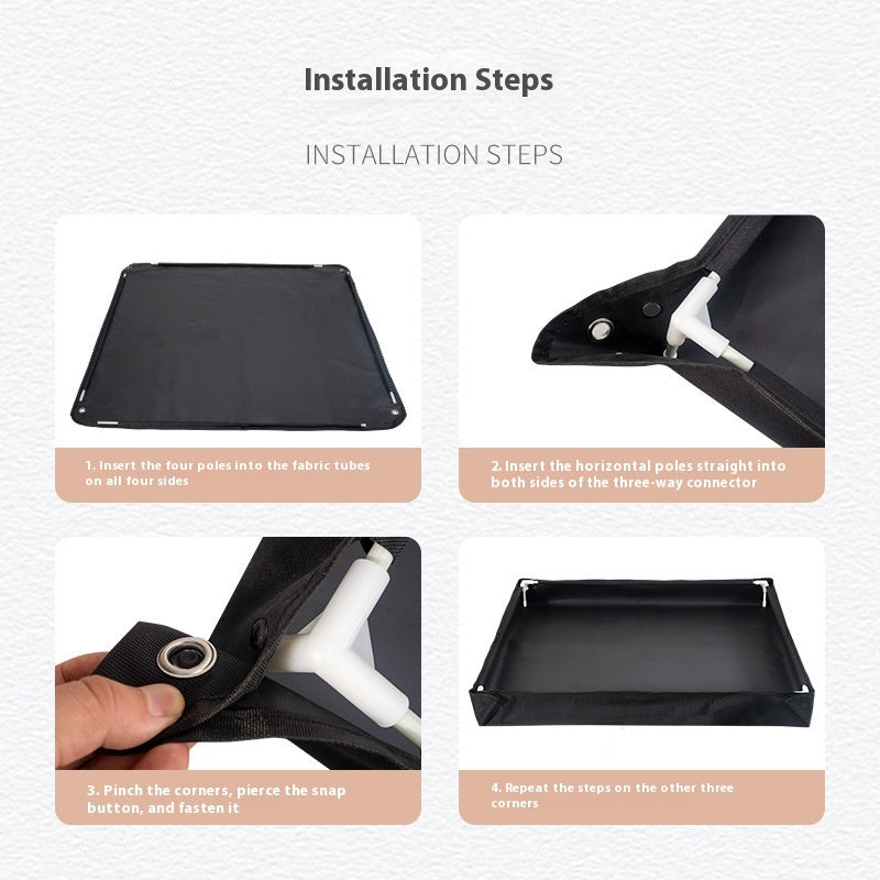 Portable Foldable Toy Sand Tray Pet Sand Tub PVC Water Tank