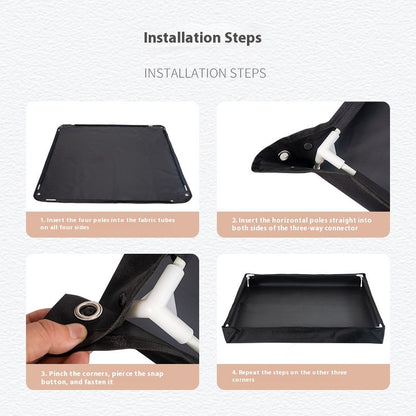 Portable Foldable Toy Sand Tray Pet Sand Tub PVC Water Tank