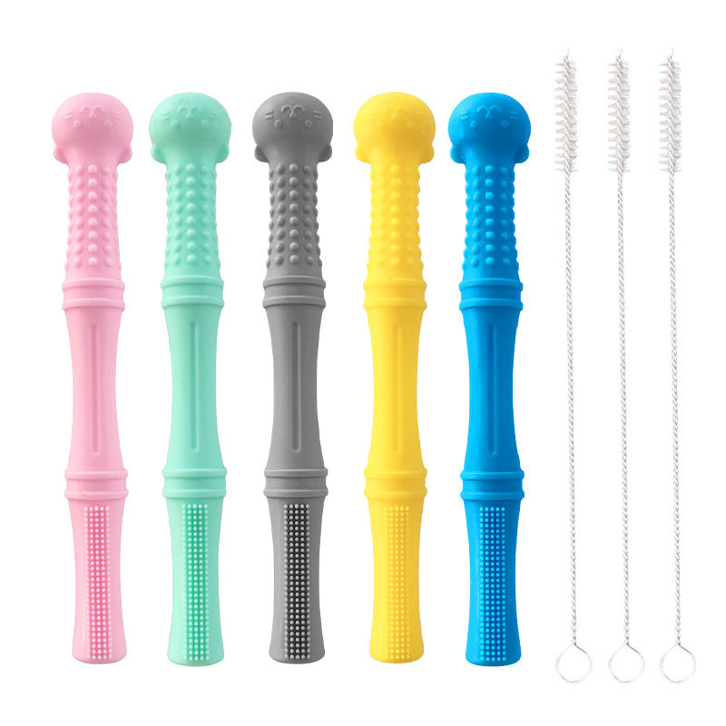 Silicone Baby Teething Stick Baby Teether Maternal And Child Supplies Teether
