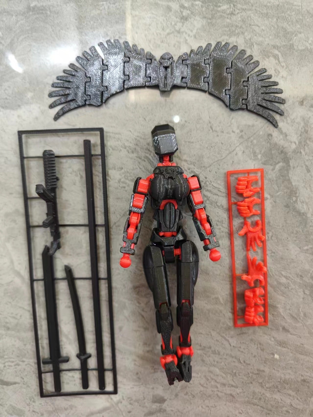 Lucky Puppet Joint Movable 3D Printing Doll Angel Toy
