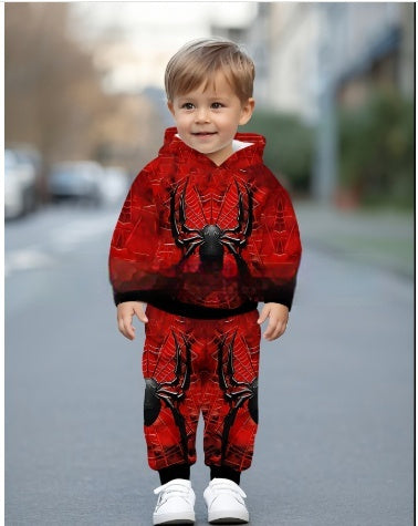 Trendy Cool Kids Casual Sports Hoodie Set