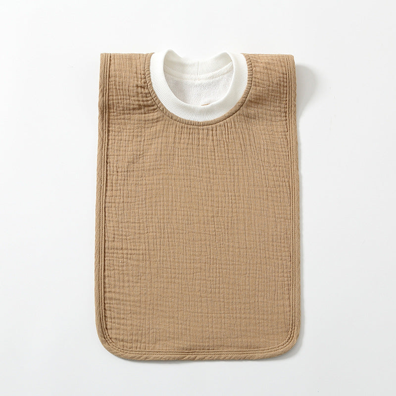 Bavette-serviette pour enfants grand format anti-taches