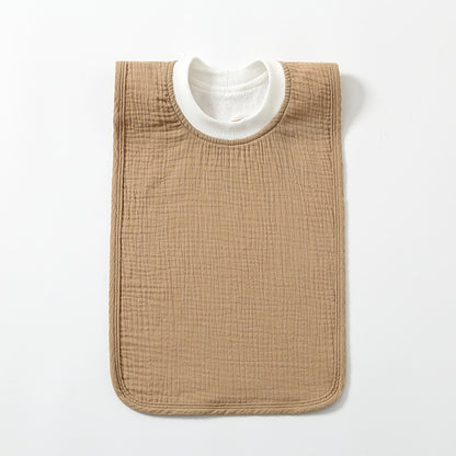 Bavette-serviette pour enfants grand format anti-taches