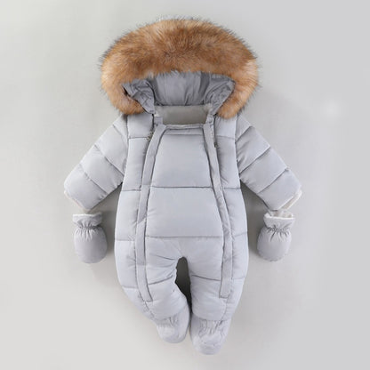 Jumpsuit Fleece-lined Quilted Cotton-padded Clothes