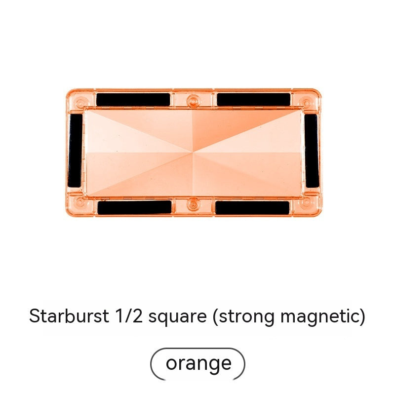 Color Window Asterism Magnetic Building Blocks Assembly