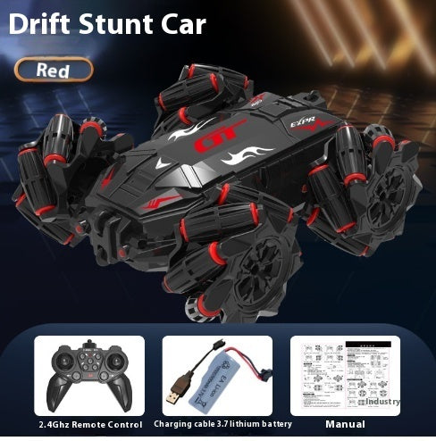 Double-sided Stunt Drift Remote Control Car Lighting Effect Four-wheel Drive Power