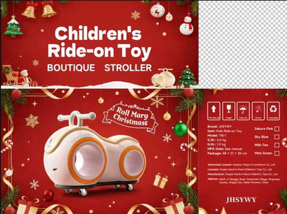 Children's Simplicity Household Sliding Pedal-free Luge Toy