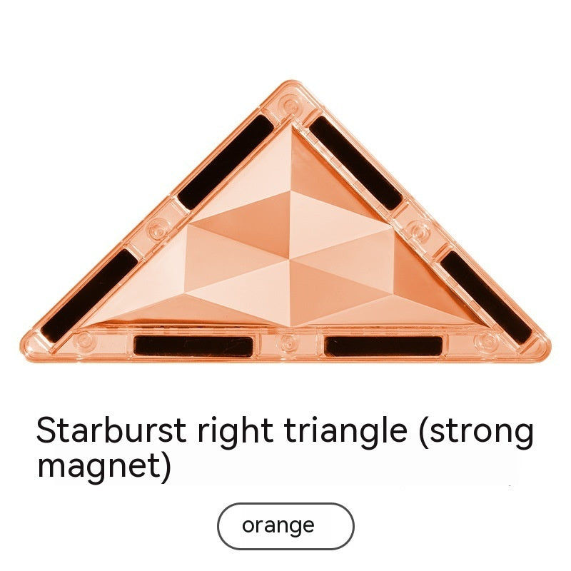 Color Window Asterism Magnetic Building Blocks Assembly