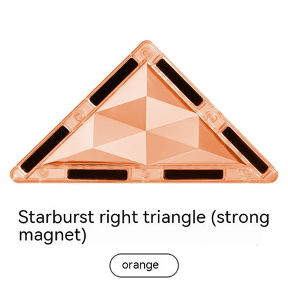 Color Window Asterism Magnetic Building Blocks Assembly