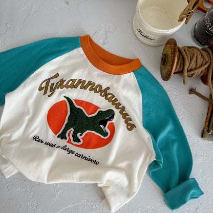 Cotton Spring And Autumn New Children's T-shirt Boys' Long Sleeve