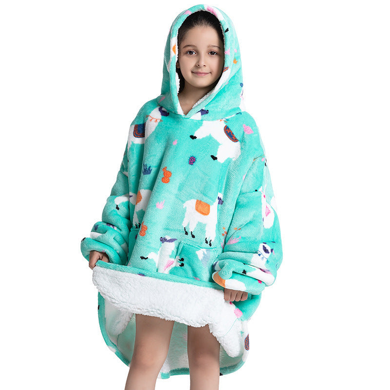 Pijama infantil de franela de lana de cordero