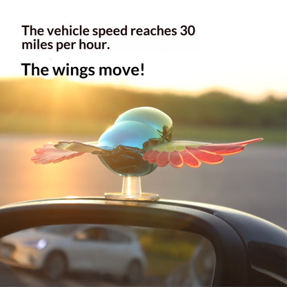 Jouet Compagnon Petit Oiseau de Voiture Une Décoration Extérieure de Voiture Unique et Nouveauté