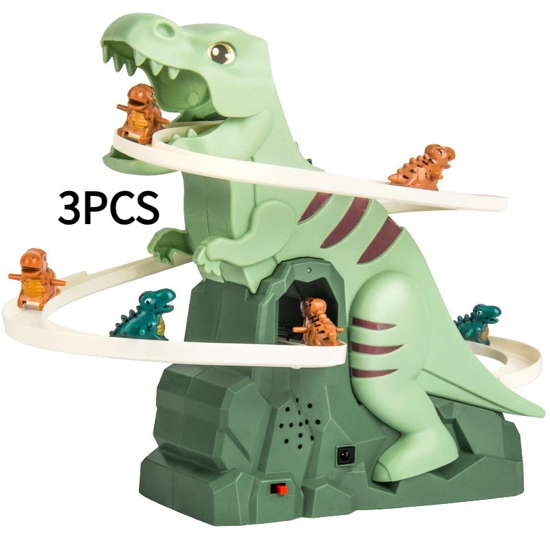 Dinosaur Assembled Educational Electric Slide Track Toy Car