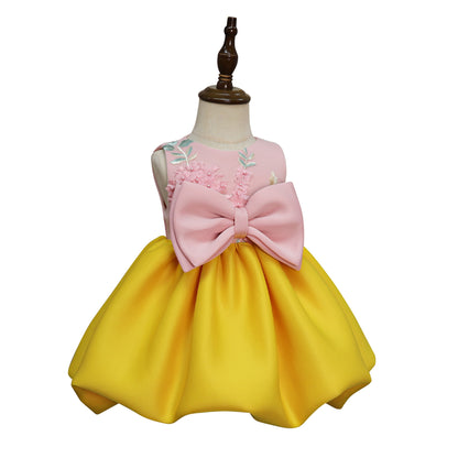 Summer Children's Bow Cute Princess Dress