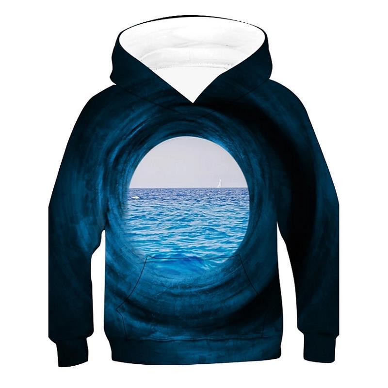 3d Visual Deception Digital Printing Children's Sweater