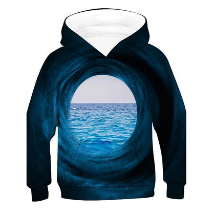 3d Visual Deception Digital Printing Children's Sweater